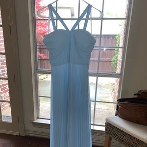 Lulu’s Custom Floor-length blue dress